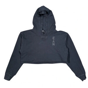 lululemon athletica Black Cropped Hoodie